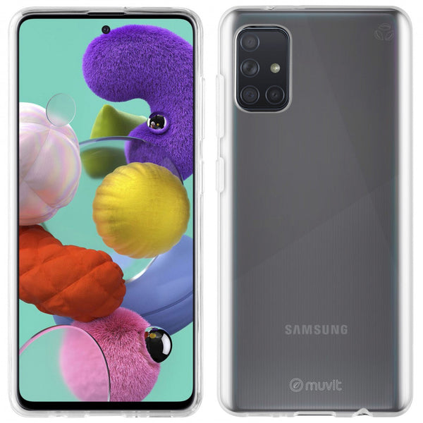Funda Muvit for Change para Samsung Galaxy A51 5G recycletek trasparente.