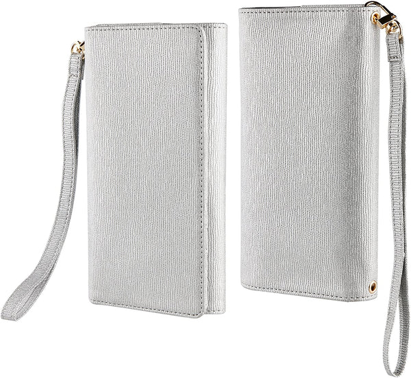 Muvit Life MLCUN0003 Funda para teléfono móvil 15,2 cm (6») Bolso Plata.