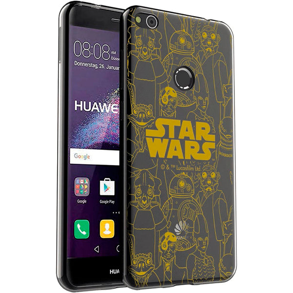 Carcasa Disney StarWars BB8 transparente para Huawei P8 Lite 2017