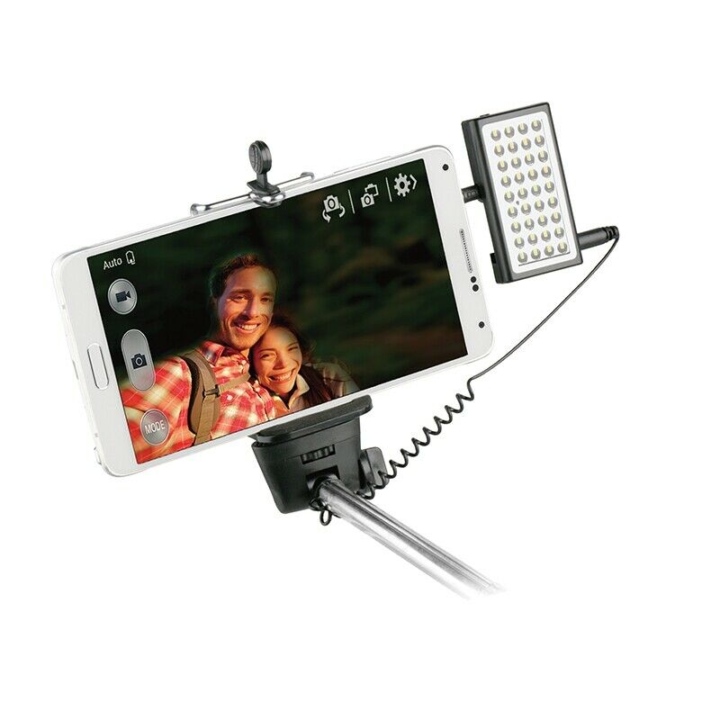 Flash con luz Led Negro con jack 3,5mm para Smartphones Muvit iO