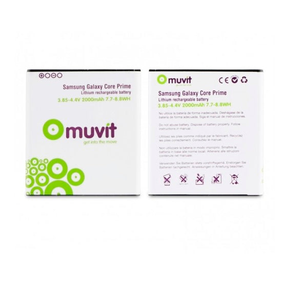 Batería Litio Muvit para Samsung Galaxy Core Prime 2000mAh