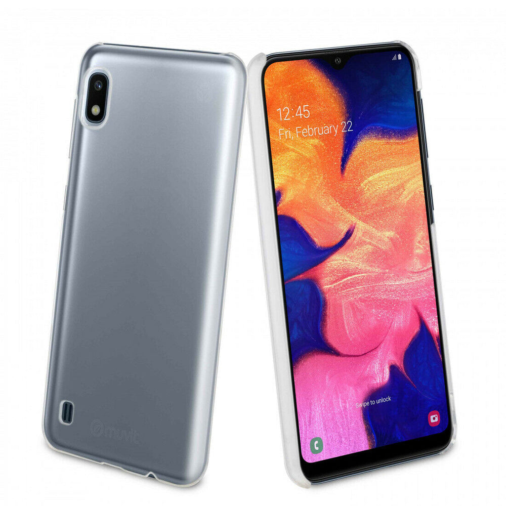 Funda Muvit for change para Samsung Galaxy A10 recycletek transparente.