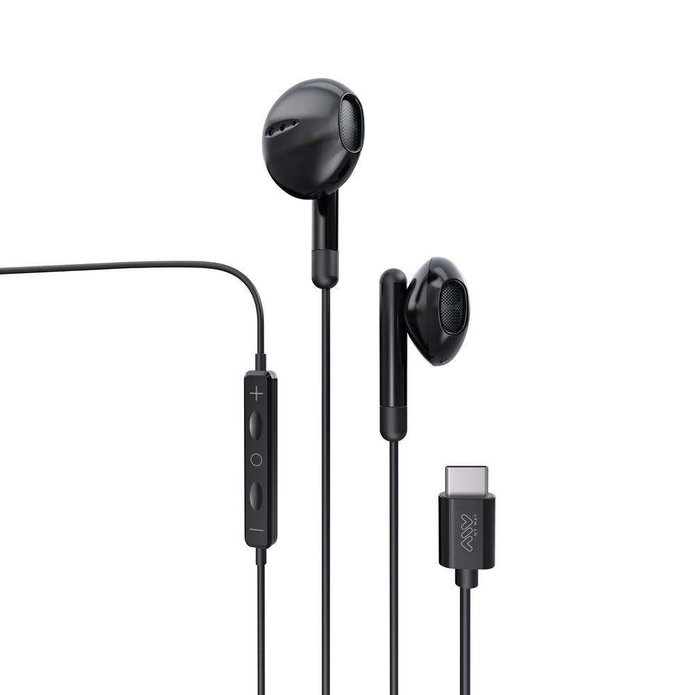 Auriculares Myway MWHPH0033 estéreo tipo C con micrófono negro