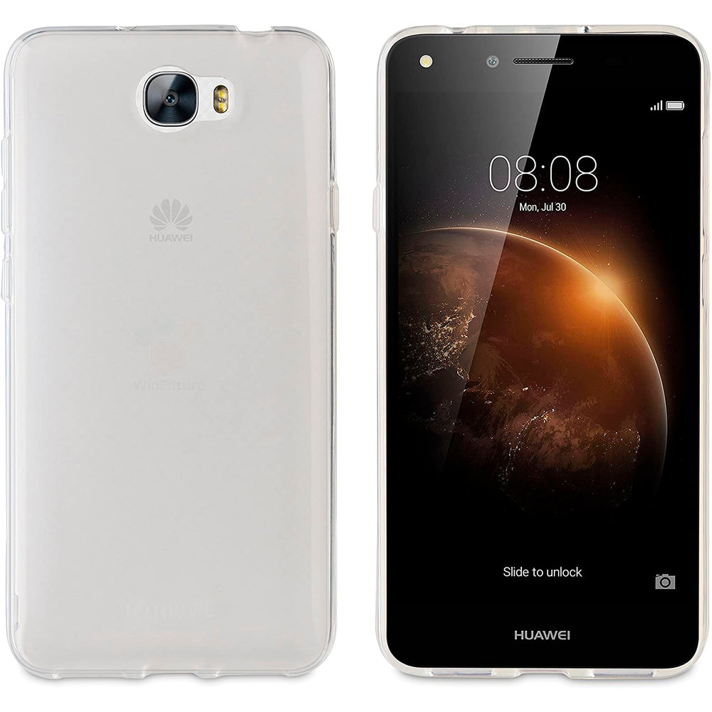 Funda Muvit Crystal Soft para Huawei Y6 II Compact transparente