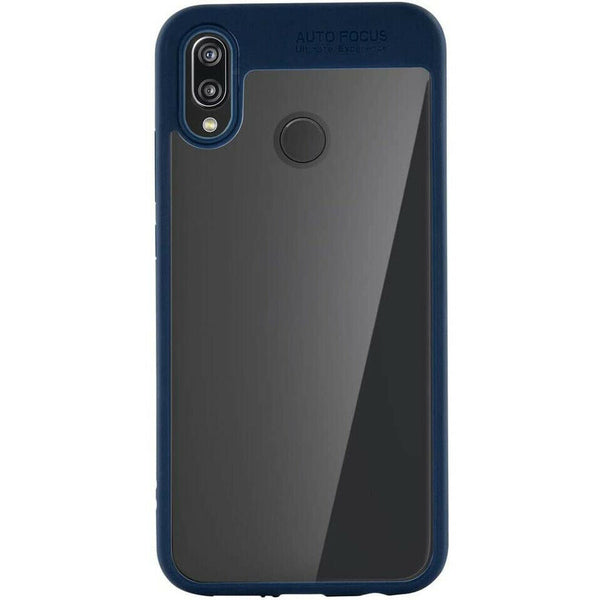Funda Muvit Cristal Bump para Huawei P20 Lite azul.