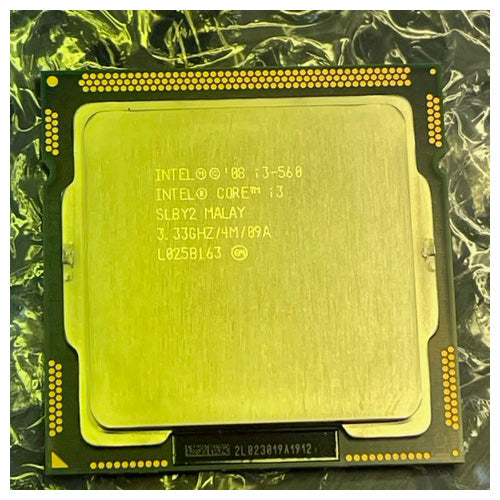 Procesador CPU Intel LGA 1156 i3 CPU 560 3.33Ghz speed 3333Mhz Usado.