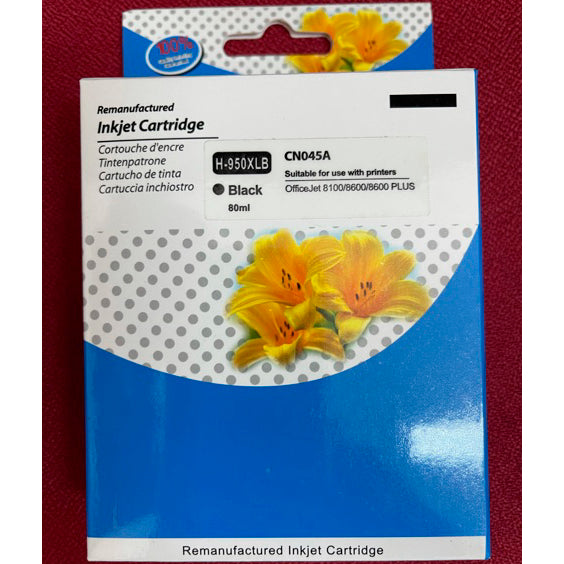 Cartucho compatible H-950XLB Negro CN045A para OfficeJet 8100/8600/8600+.