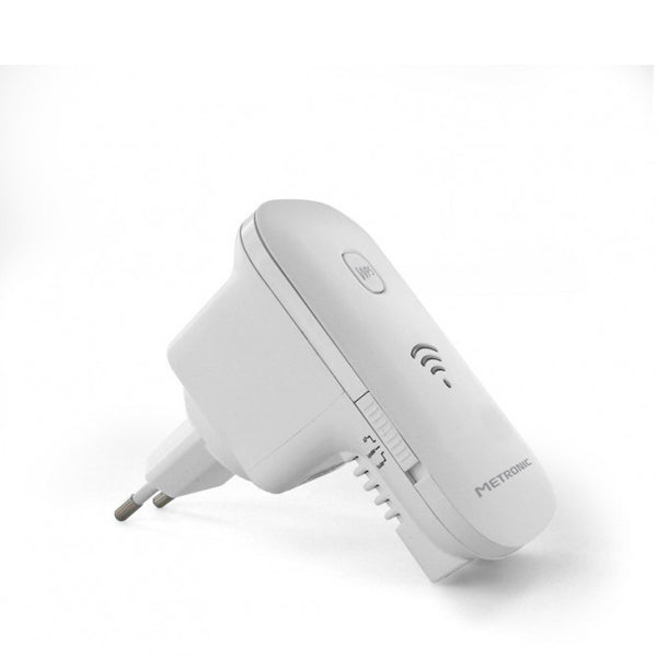 Repetidor Metronic 495437 300 Mbps con botón On/Off – Blanco