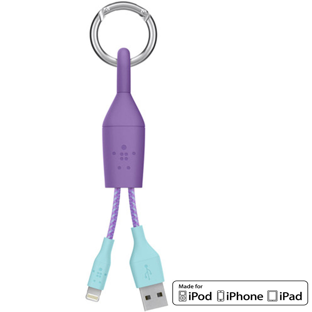 Cable Belkin Apple Llavero 6» Morado