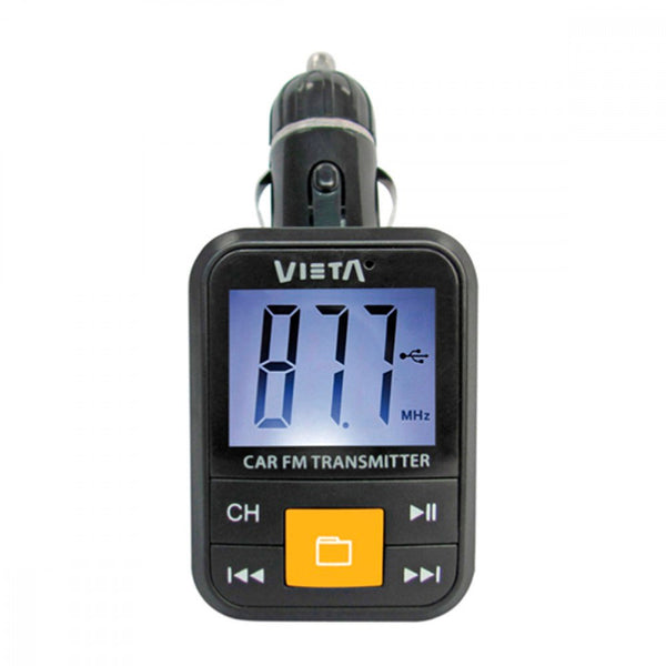 Vieta Pro MFV-333BK – Transmisor FM Color Negro/Amarillo Usado