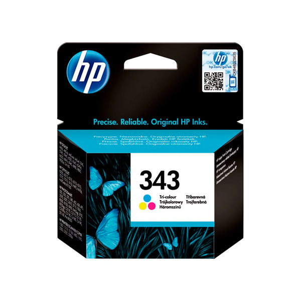 Cartucho Tinta Original HP inyección de Tinta Tricolor 343 C8766EE *Sin emb.orig