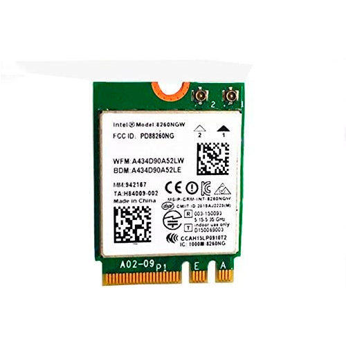 Tarjeta de red inalámbrica Intel 8260AC 8260NGW M.2 NGFF 2.4/5GHz Bluetooth 4.2