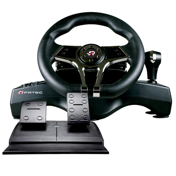 Volante y Pedales FR-TEC Hurricane Wheel MKII para PC/PS4/PS3/N.Switch Usado