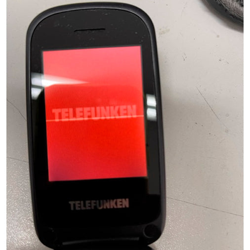 Teléfono Móvil Telefunken TM220 Teclas grandes marrón Usado **Línea horizontal**