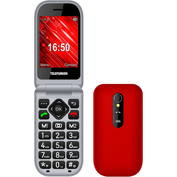 Teléfono Móvil Telefunken Libre S450 RED 2G 2.8″ Rojo