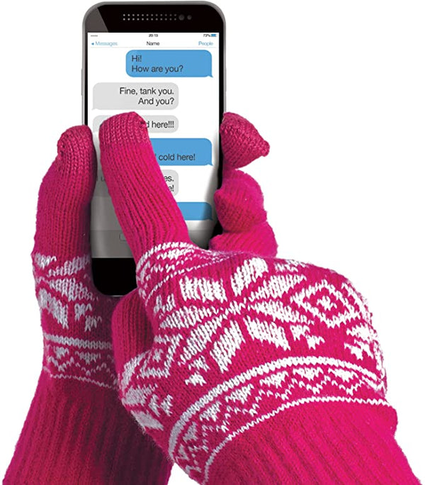 Celly Guantes táctiles GLOVEW01P S/M color Rosa.