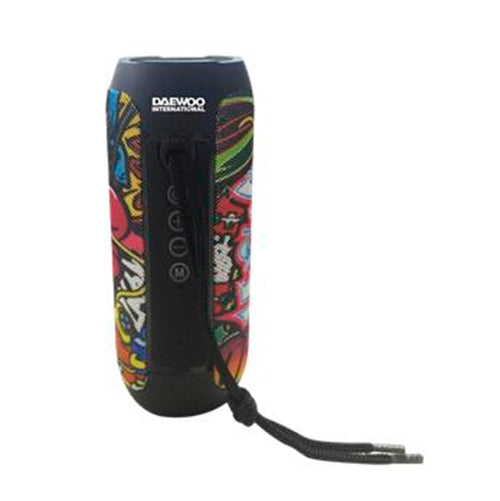 Radio Altavoz con batería Daewoo DBT-15 Graffiti Bluetooth Stereo 10W MicroSD