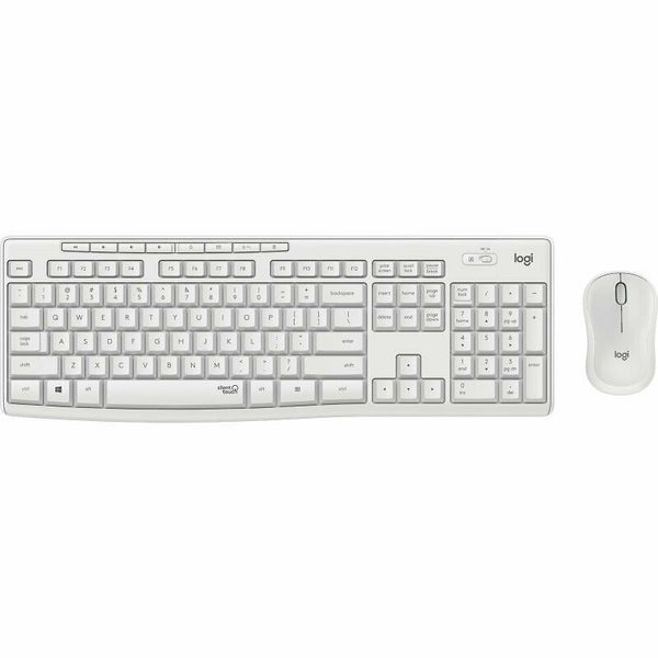 Logitech MK295 Combo Teclado Raton Inalámbricos blanco crudo en Español Usado *