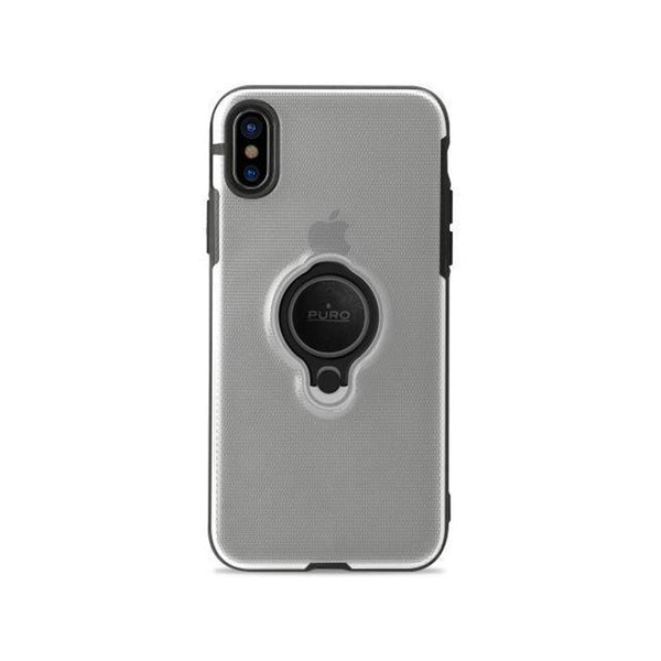 Funda Puro con soporte magnético para Apple iPhone XS Max transparente