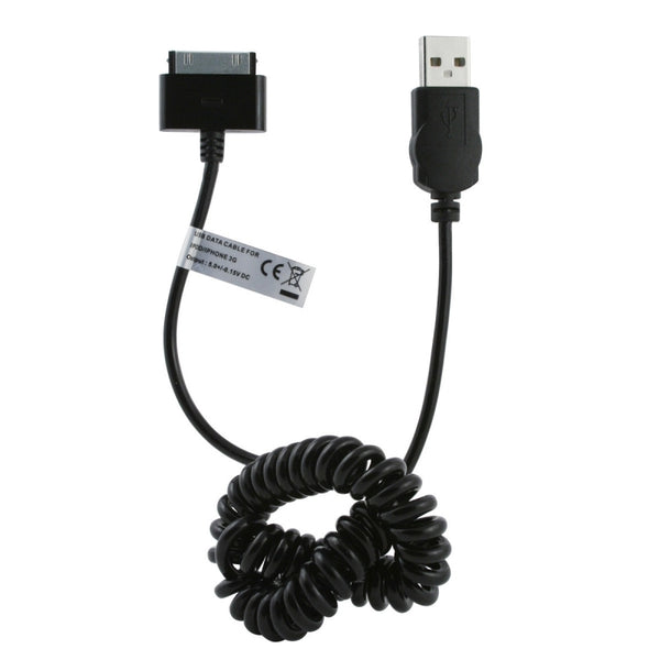 Cable Muvit USB-30 pin 1A 1m negro.