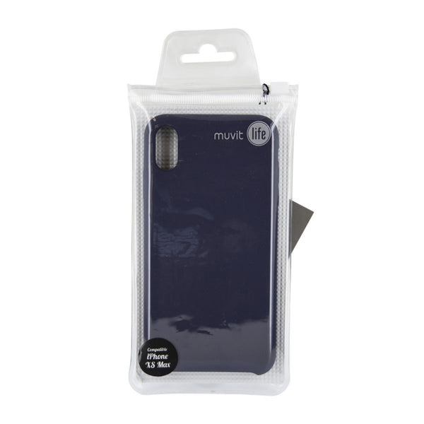 Carcasa Muvit Life para Apple iPhone XS Max Liquid gris.