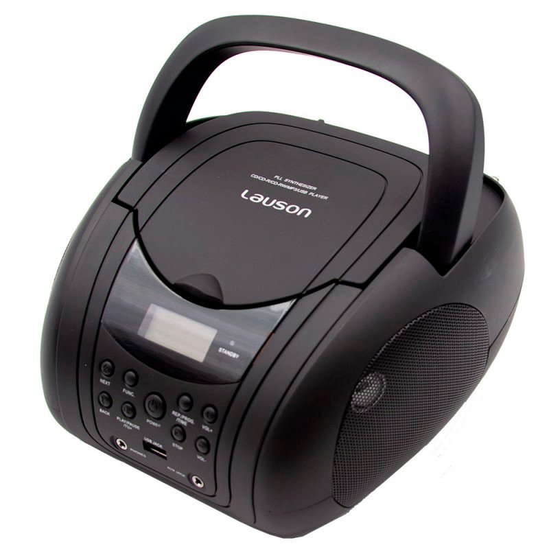 Reproductor CD Lauson CP441 Radio FM/PLL USB negro