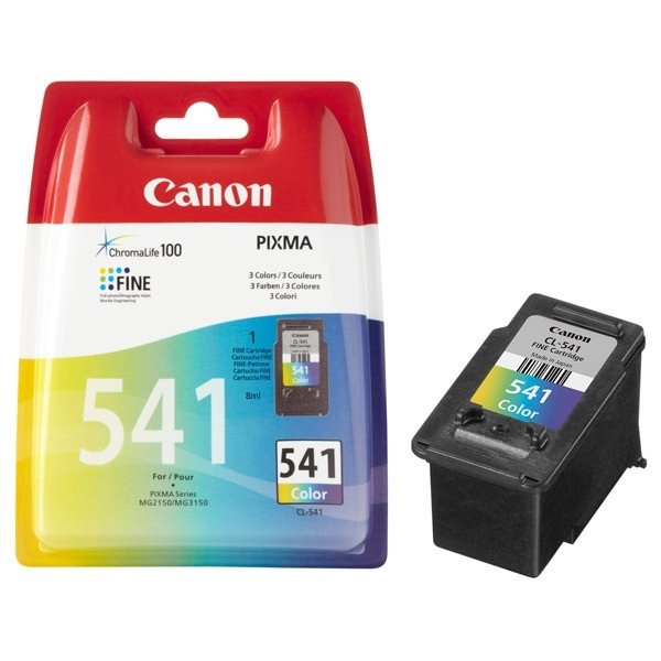Cartucho Tinta original Canon CL-541 Tricolor *Embalaje dañado, nuevo**