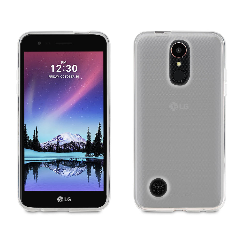 Funda Muvit Cristal Soft para LG K4 2017 transparente.