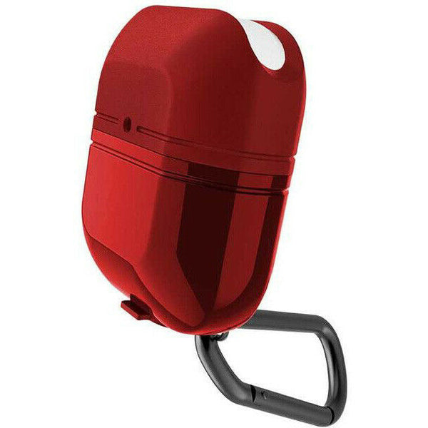 Estuche X-Doria Defense Journey para Air pods 1 y 2 rojo