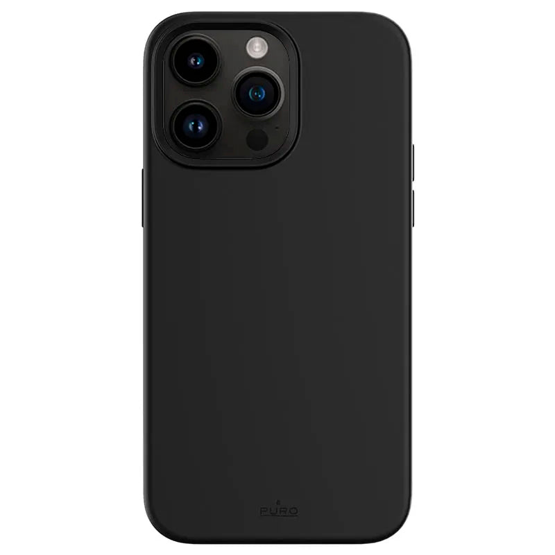 Funda PURO Silicona Icon para Apple iPhone 14 Pro negra Usada