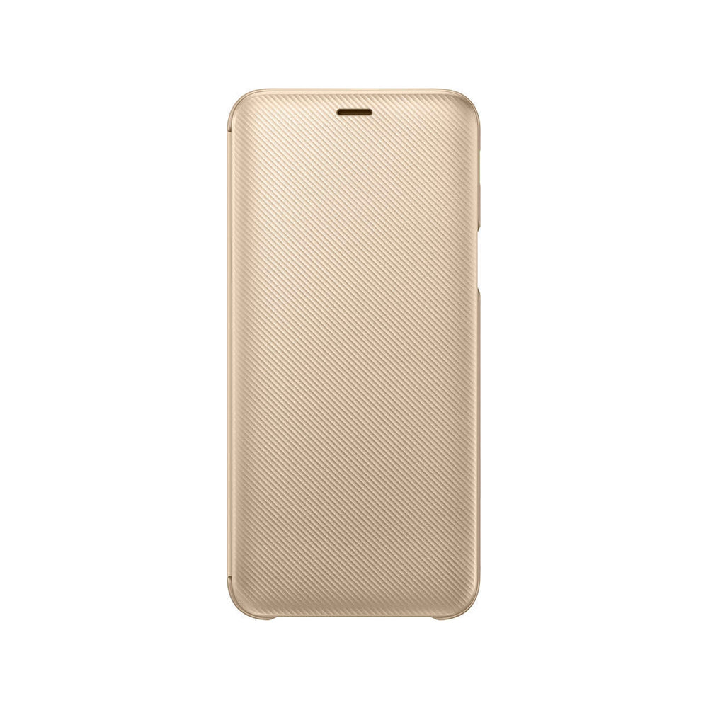 Funda original Samsung Flip Wallet para Samsung Galaxy J6 dorado