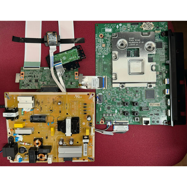 Despiece Fuente de alimentación + placa base LG 43UL3J-M 43″ UHD 4K 3840x2160px