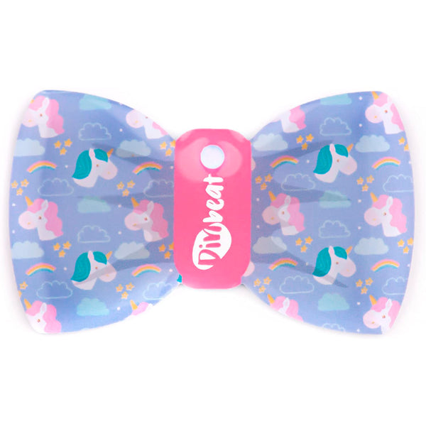 Identificación Mascota Dinbeat DBQRP04 QR Pajarita Cotton Candy