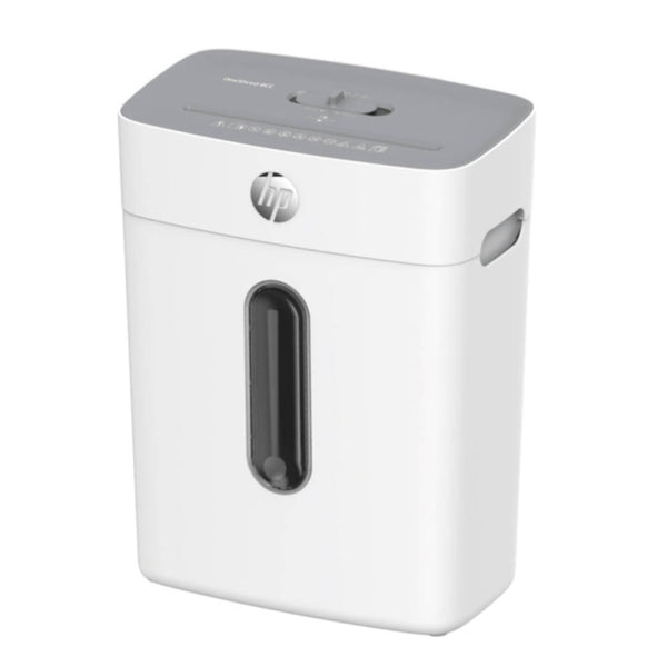 Trituradora de papel HP OneShred 8CC 15L 8 hojas DIN A4 Usada