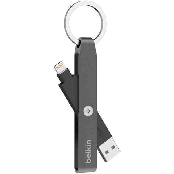 BELKIN Llavero con adaptador de Apple a USB, cable de carga Apple