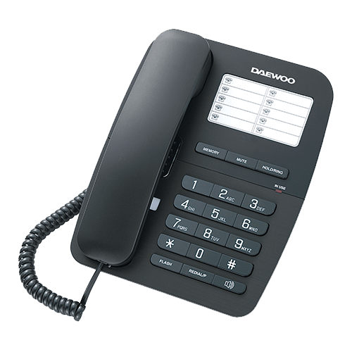 Teléfono Daewoo DTC-240 color negro (NUEVO)