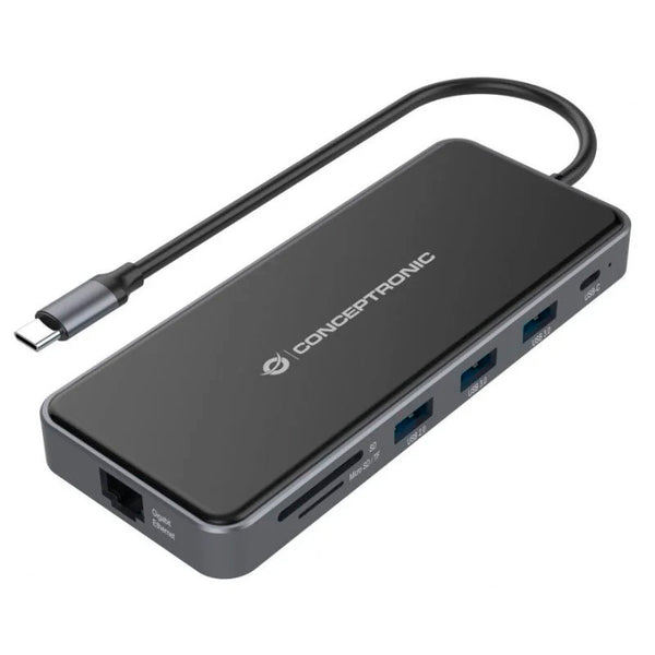 Conceptronic Docking 12 en 1 USB 3.2 Gen 100W PD Usado *Sin embalaje original*