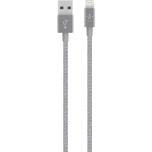 Belkin MIXIT Cable metálico de Apple a USB para iPhone 1,2m gris