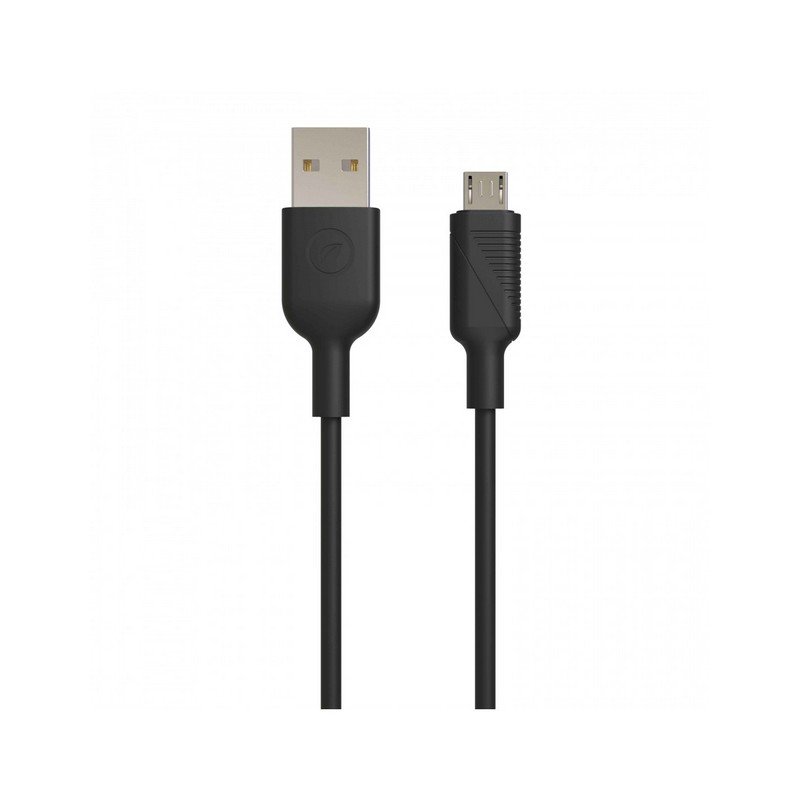 Cable Muvit for change USB a Micro USB 2,4A 1,2m negro **Embalaje dañado**.