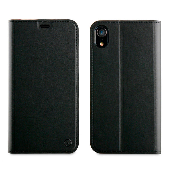 Funda Muvit Folio con Función Soporte y Tarjetero para Apple iPhone XR negra
