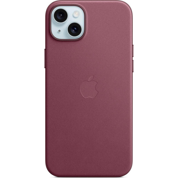 Funda original Apple de trenzado fino con MagSafe para Apple iPhone 15 Plus rojo