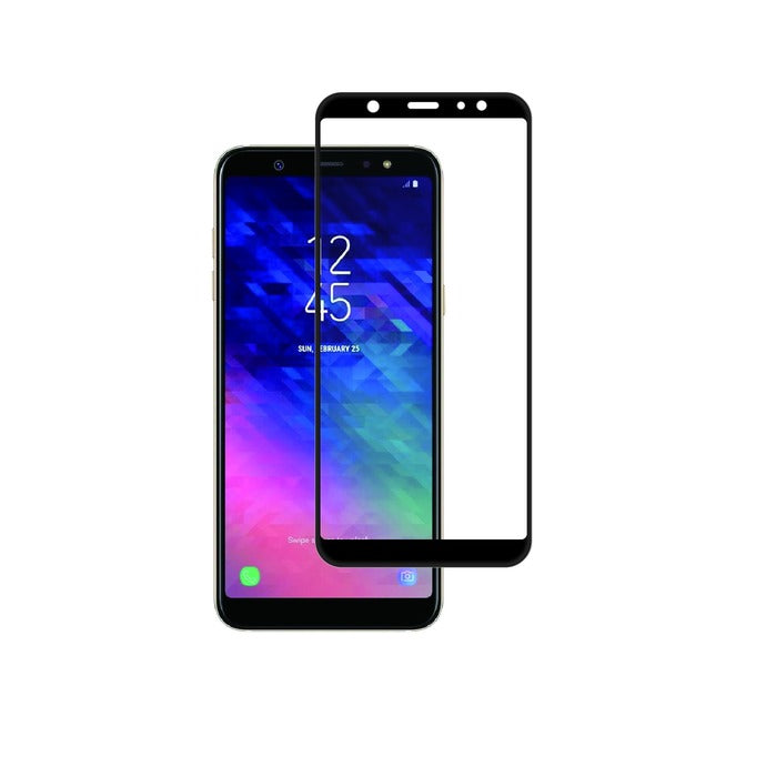 Funda Muvit Tiger Glass para Samsung Galaxy A6 vidrio templado curvo.