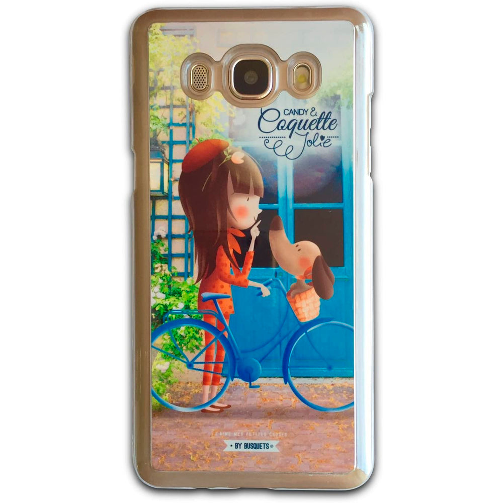 Carcasa Coquette CQCT018 diseño Bicicleta para Samsung Galaxy J5 2016.