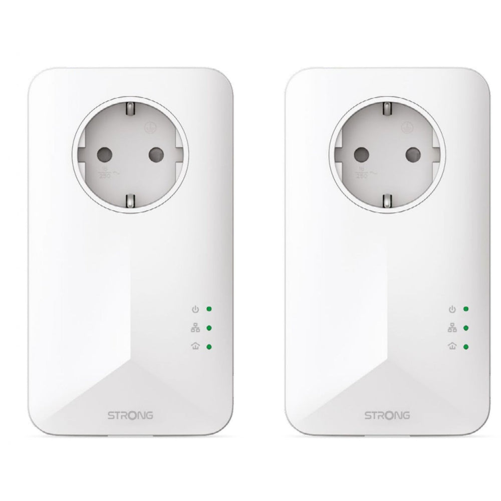 Adaptador Strong Powerline 1000 Duo Wi-Fi EU V2