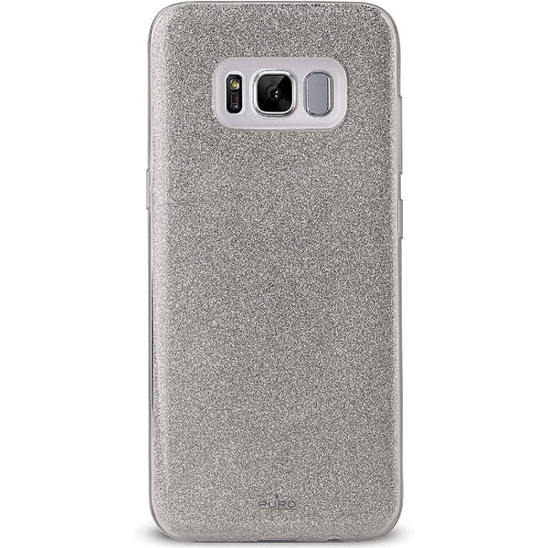 Carcasa Puro para Samsung Galaxy S8 Shine plata.