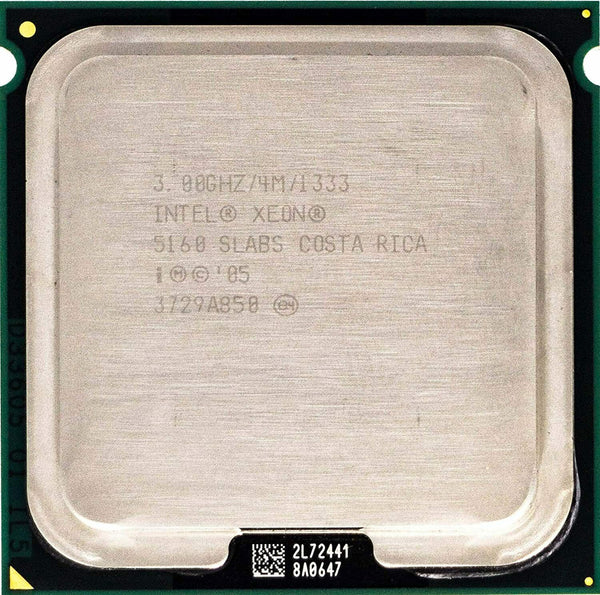 Procesador CPU Intel Xeon 5160 3 GHz FSB, 4 MB 1333 mhz LGA771 Dual Core Usado