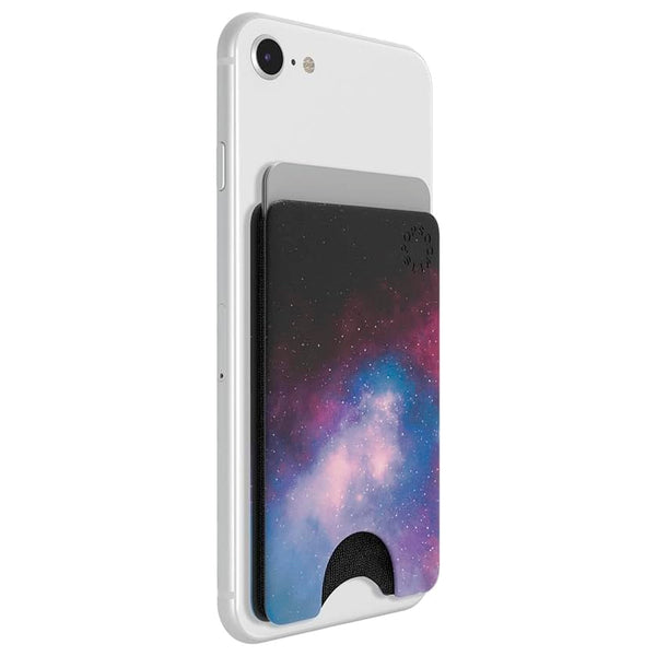 PopSockets Cartera oficial Popwallet adhesivo Blue Galaxy