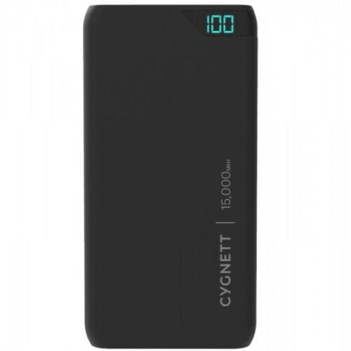 Power Bank Cygnett 15000mAh 2USB 2,4A Pantalla LED Usado