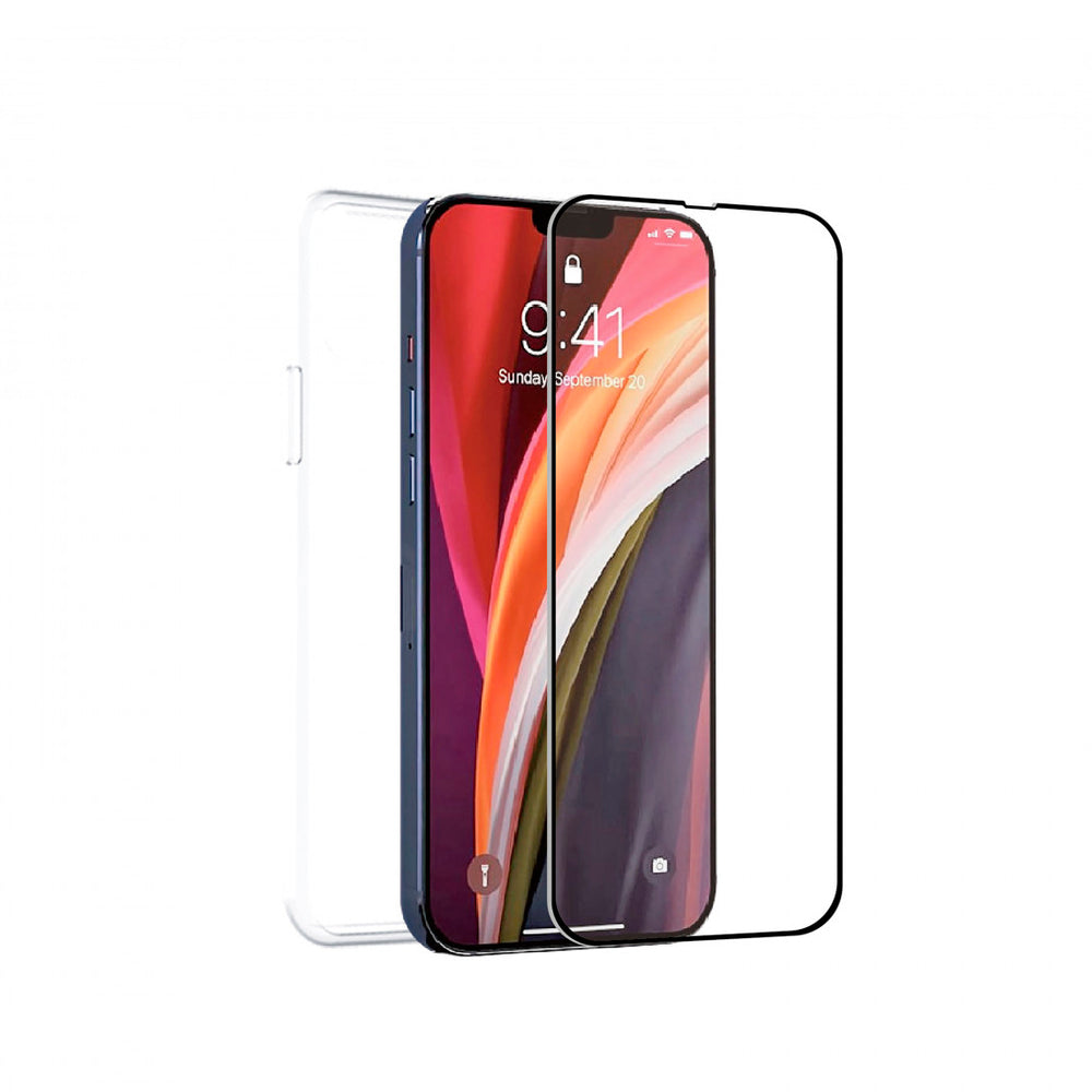 Pack Muvit for Change Apple iPhone 13 Pro MAX funda cristal soft+protector