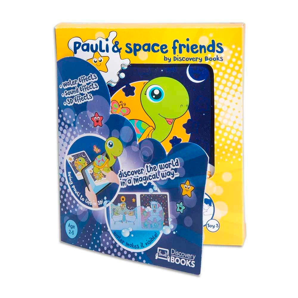Discovery Books Pauli and Space Friends Libro de baño interactivo